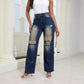 High Waisted Ripped Jeans