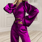 Ladies Fluorescent 2-Pcs Suit