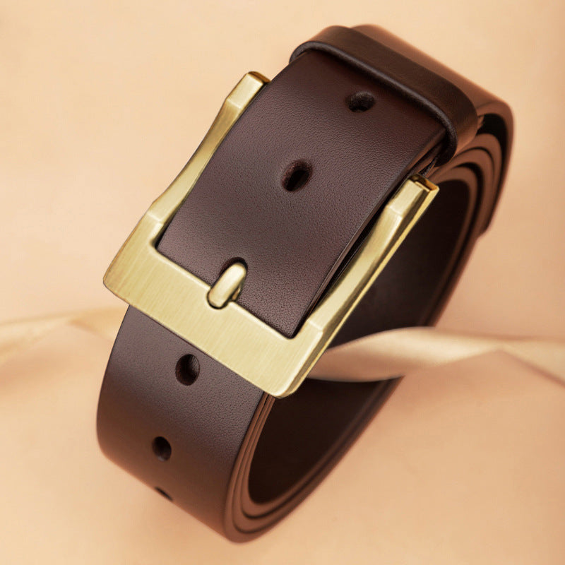 Men's Genuine Leather Trousers Belt