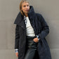 Women's Large Lapel Long Coat
