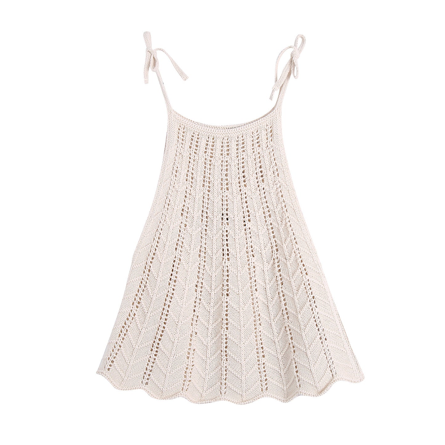European Hollow Knitted Top