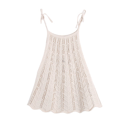 European Hollow Knitted Top