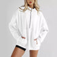 Zipper Pocket Casual Exercise Hoodie For Women
