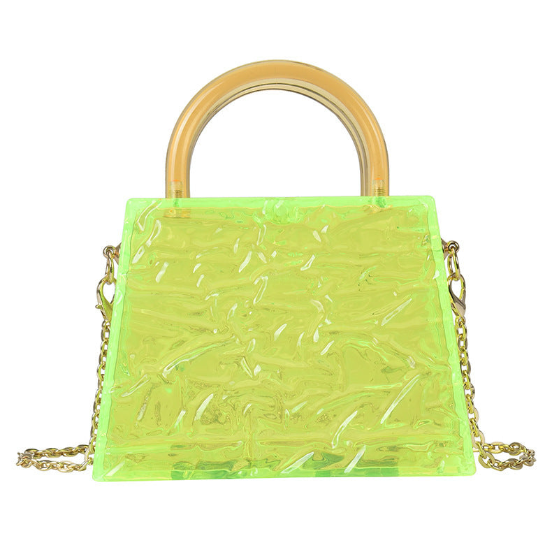 Mini Transparent Chain Bag