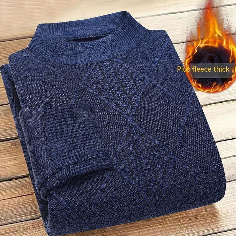 Men's Fleece-lined Sweater