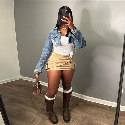 Women's Designer Fitted Skirt