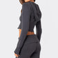 Ladies Knitted Hooded 2 Pcs Suit
