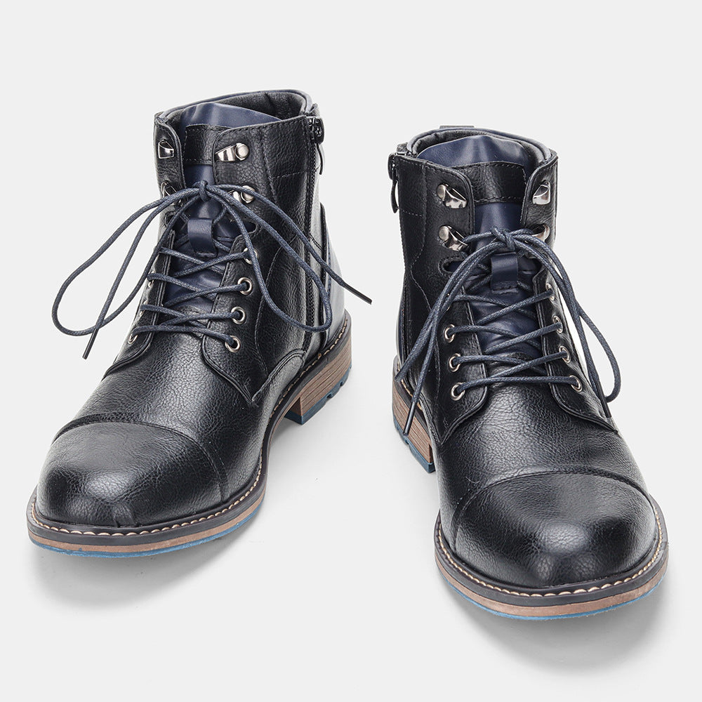 Men's Winter PU Leather Boots