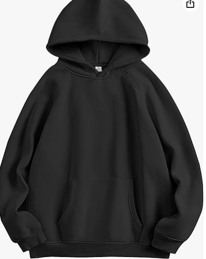 Solid Color Long Sleeved Sweatshirt Hoodie For Women