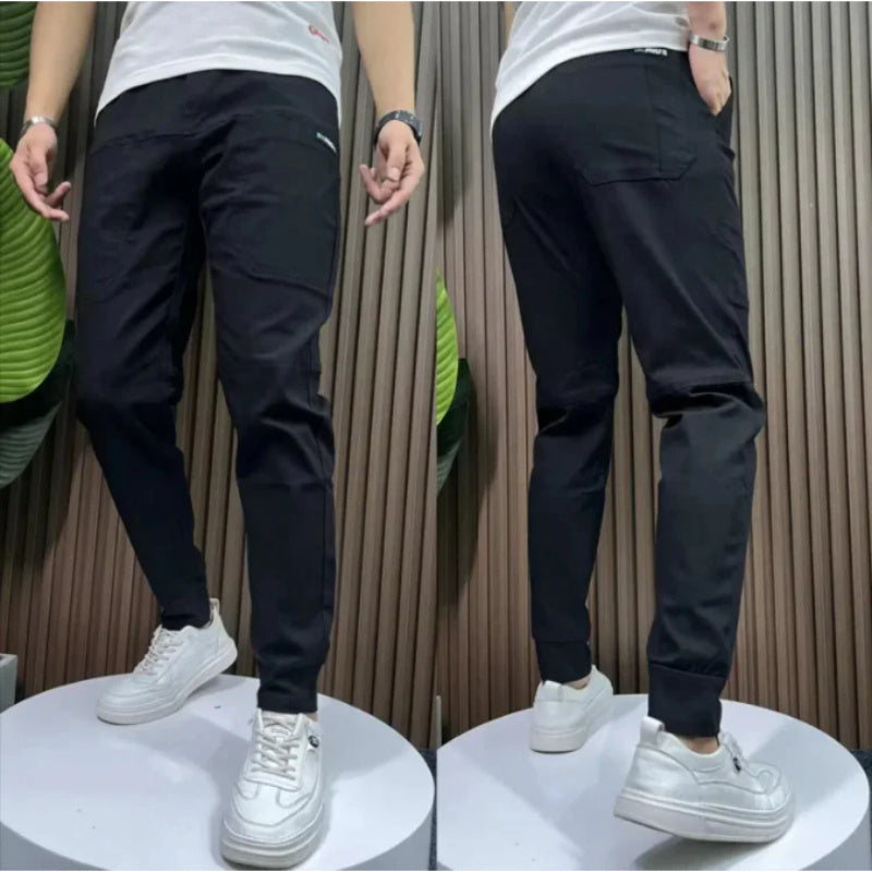 Men's Silk Six-pocket Pants