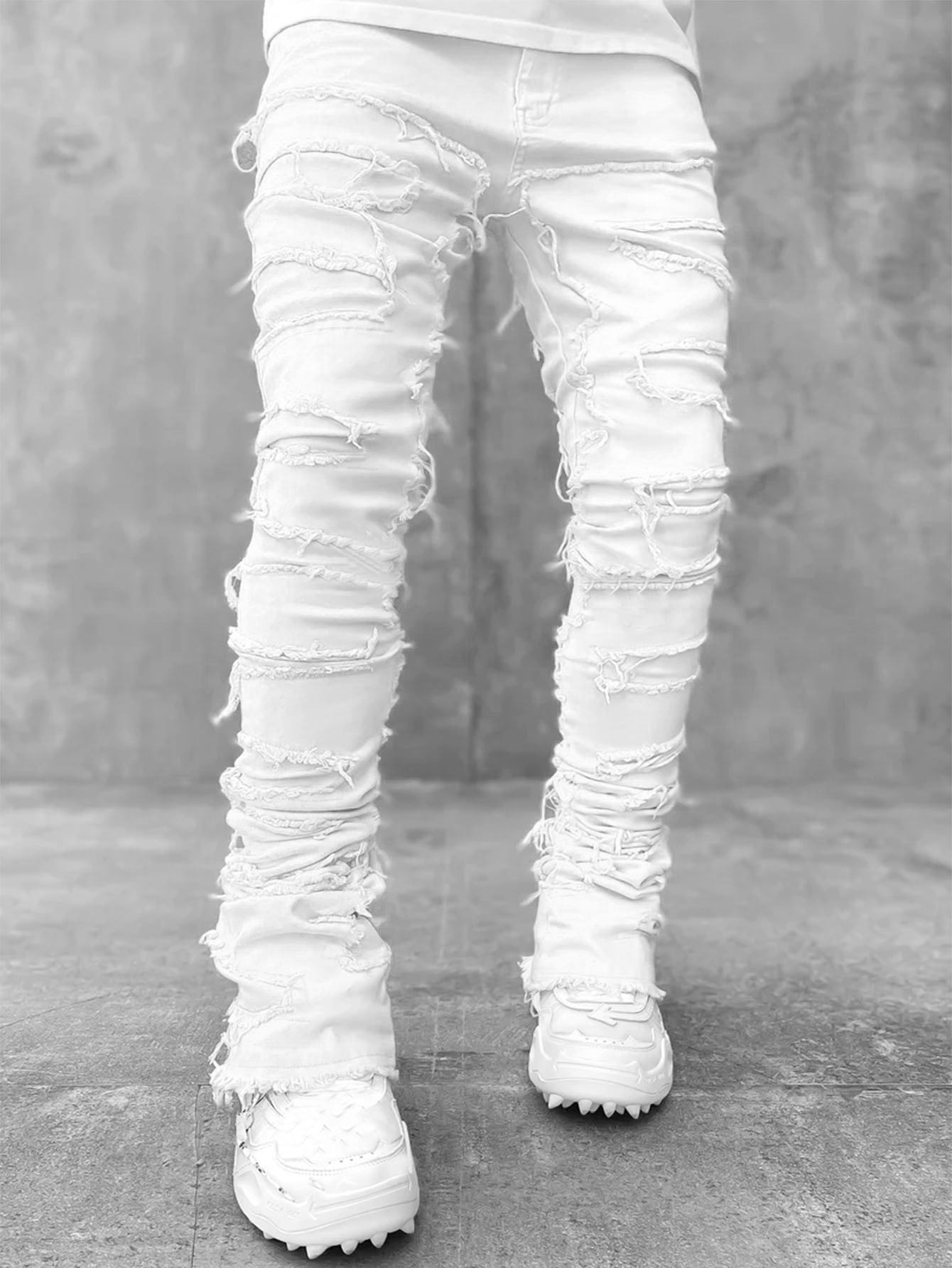 Men's Stacked fitted Jeans