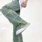 Men's Retro Washed Jeans