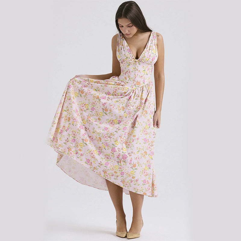 Women's A-line Pleated Dress