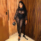 Women's Barely There Lace Jumpsuit