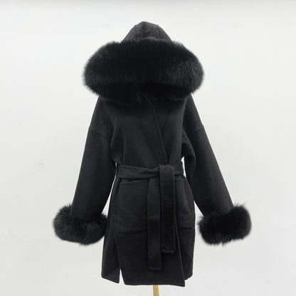 Fur Wool Winter Coat