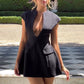 Hot Girl V-neck Mini Dress