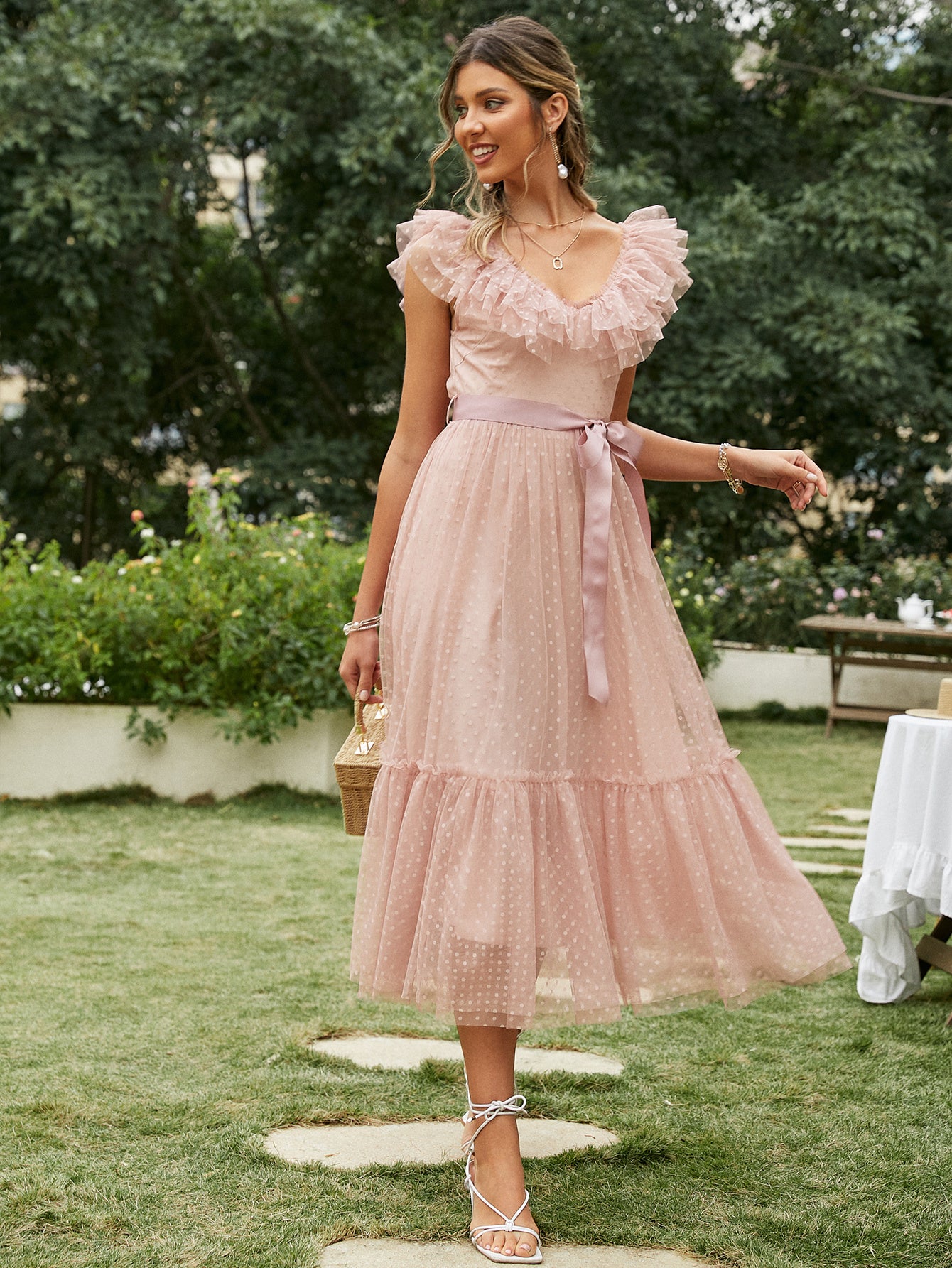 Lace Swing Dress