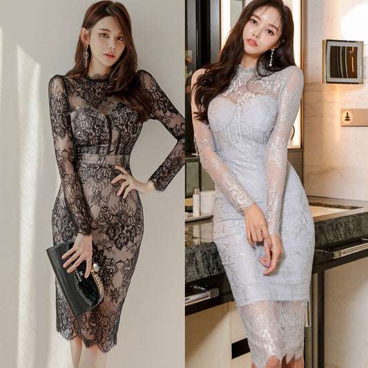 Ladies' Elegant Lace Dress