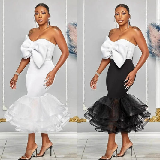 Women's Fitted 3-Dimensional Dress