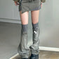 Women's American Retro Denim Skirt