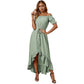 Wildly Irregular Cinched Dress