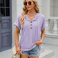 Hooded Button T-shirt