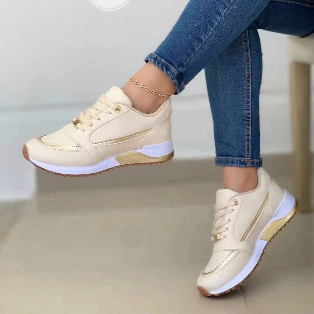 Women Round Toe Walking Sneakers