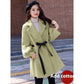 Women's Goat Skin Woolen Coat