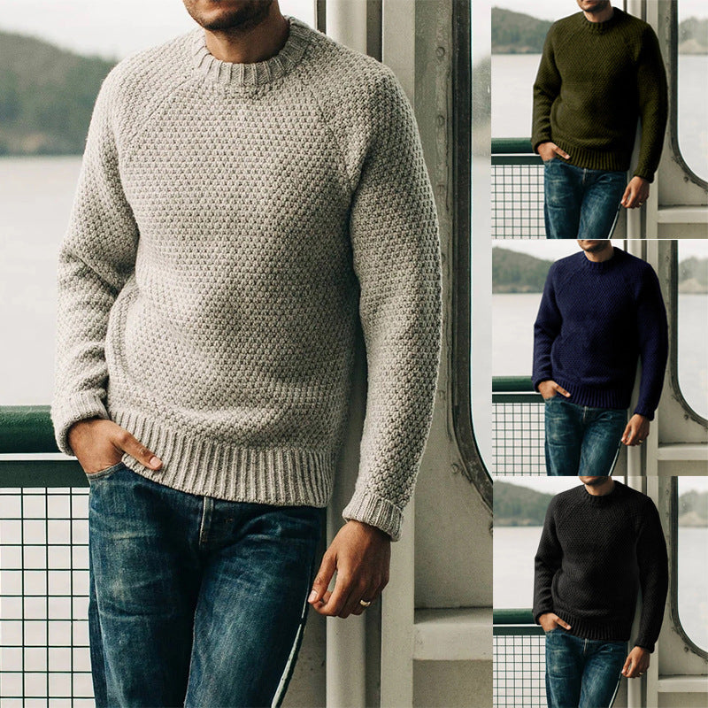 Men's Knitted Pullover Sweater