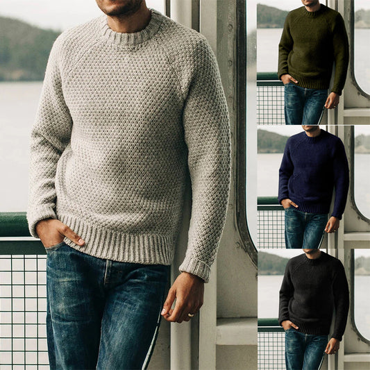 Men's Knitted Pullover Sweater