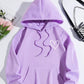Brushed American Style Casual Hoodie For Women