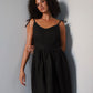 Cotton Backless Spaghetti Strap Dress