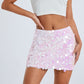 Women's Sequin Mini Skirt