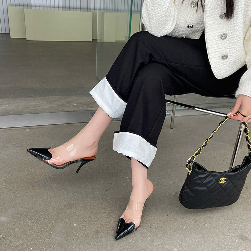 Transparent Stiletto High Heels