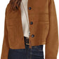 Faux Suede Casual Jacket