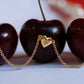 Heart Zircon Necklace Bracelet