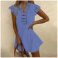 Women's Wrinkle Wash Mini Dress