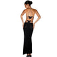 Lace Halter See Through Sheath Dress