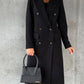 Double Breasted Long Fitted Jacket