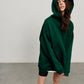 Street Style Polar Fleece Loose Pockets Hoodie For Women