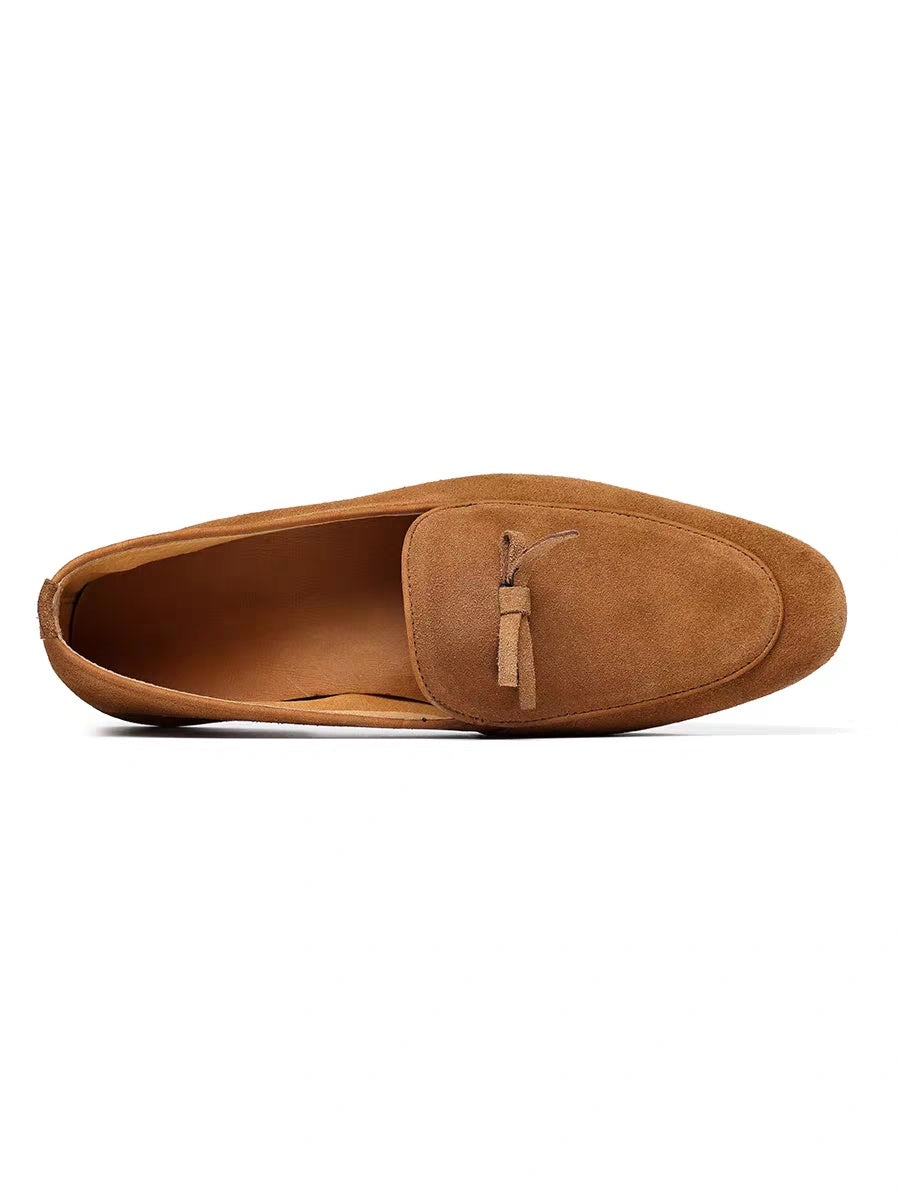 Men's Suede Leather Business Casual Slip-on