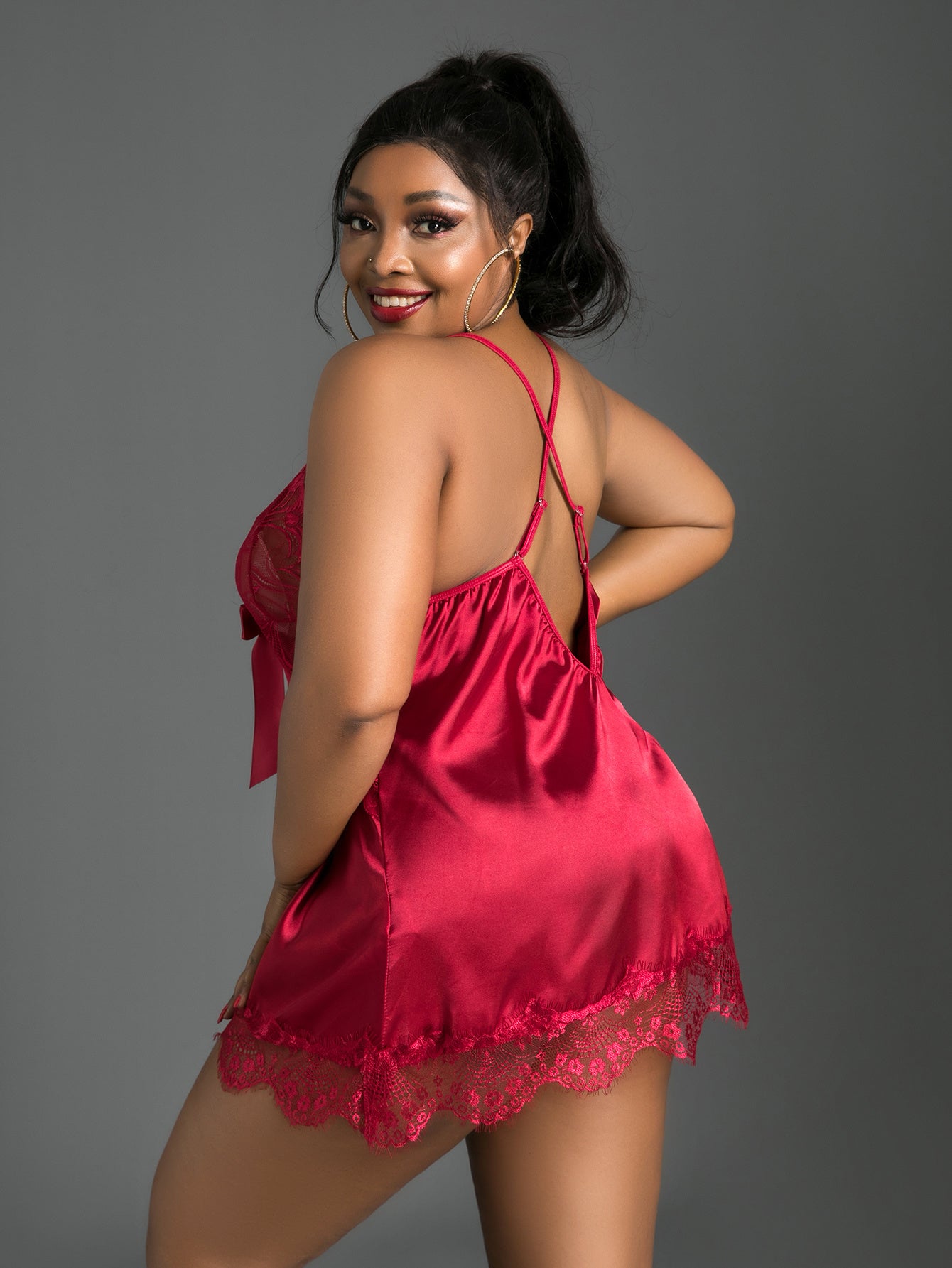 Lace X-back Lingerie