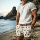 Men's Vintage Printed Shorts