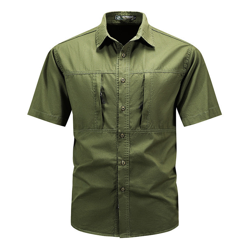 Cotton Leisure Short Sleeve Shirt