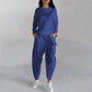 Women's 2 pcs Tie Back Sweat Suit