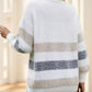 Warm French Stripe Cardigan For Women
