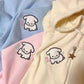 Sweet Little Dog Embroidered Loose And Versatile Hoodie For Women