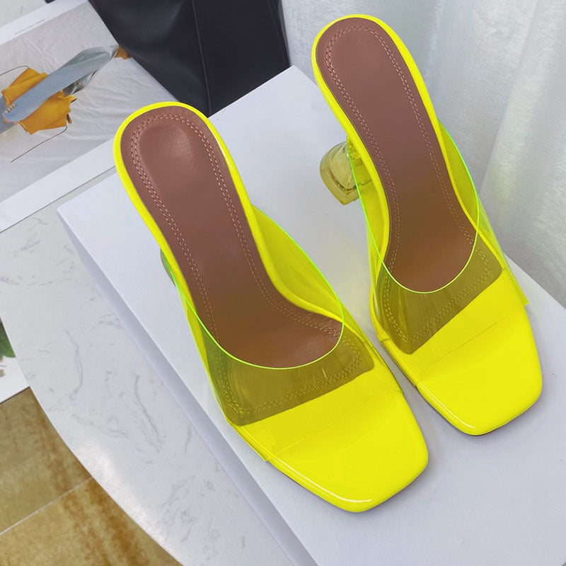 Stiletto See Through Sandals