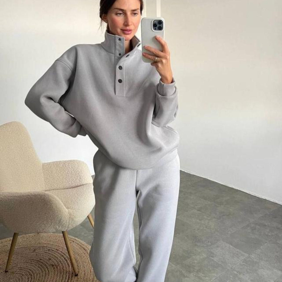 2 Pcs Hoodie Sets For Women