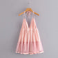 Backless A-Line Dress